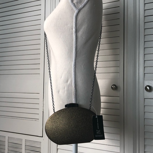 INC International Concepts Ellanna Clutch gold - Picture 3 of 8